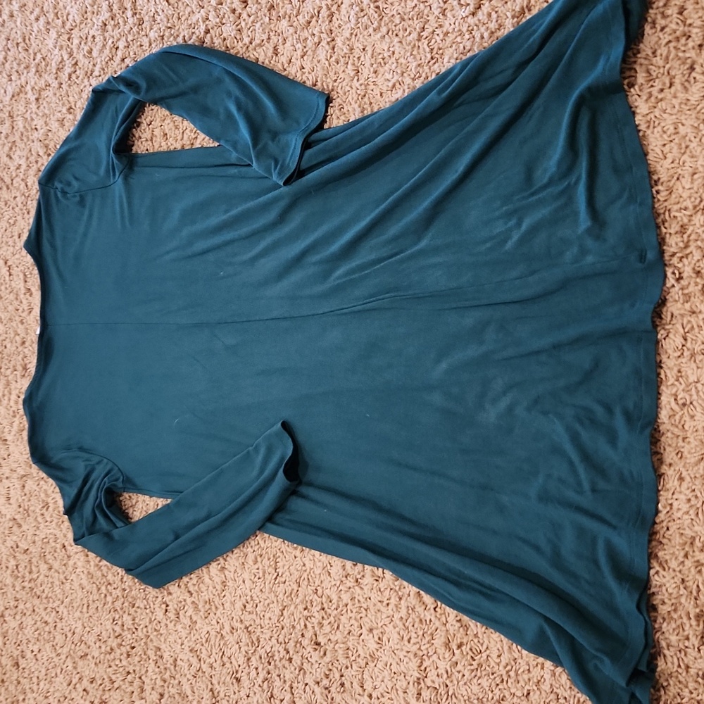 Old Navy long sleeve green dress size small - Picture 6 of 7